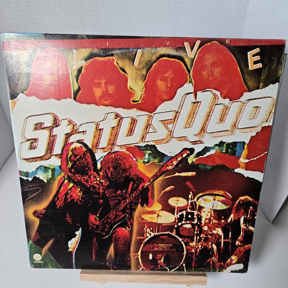 Status Quo, Live 2 Record Set, Vinyl Records
